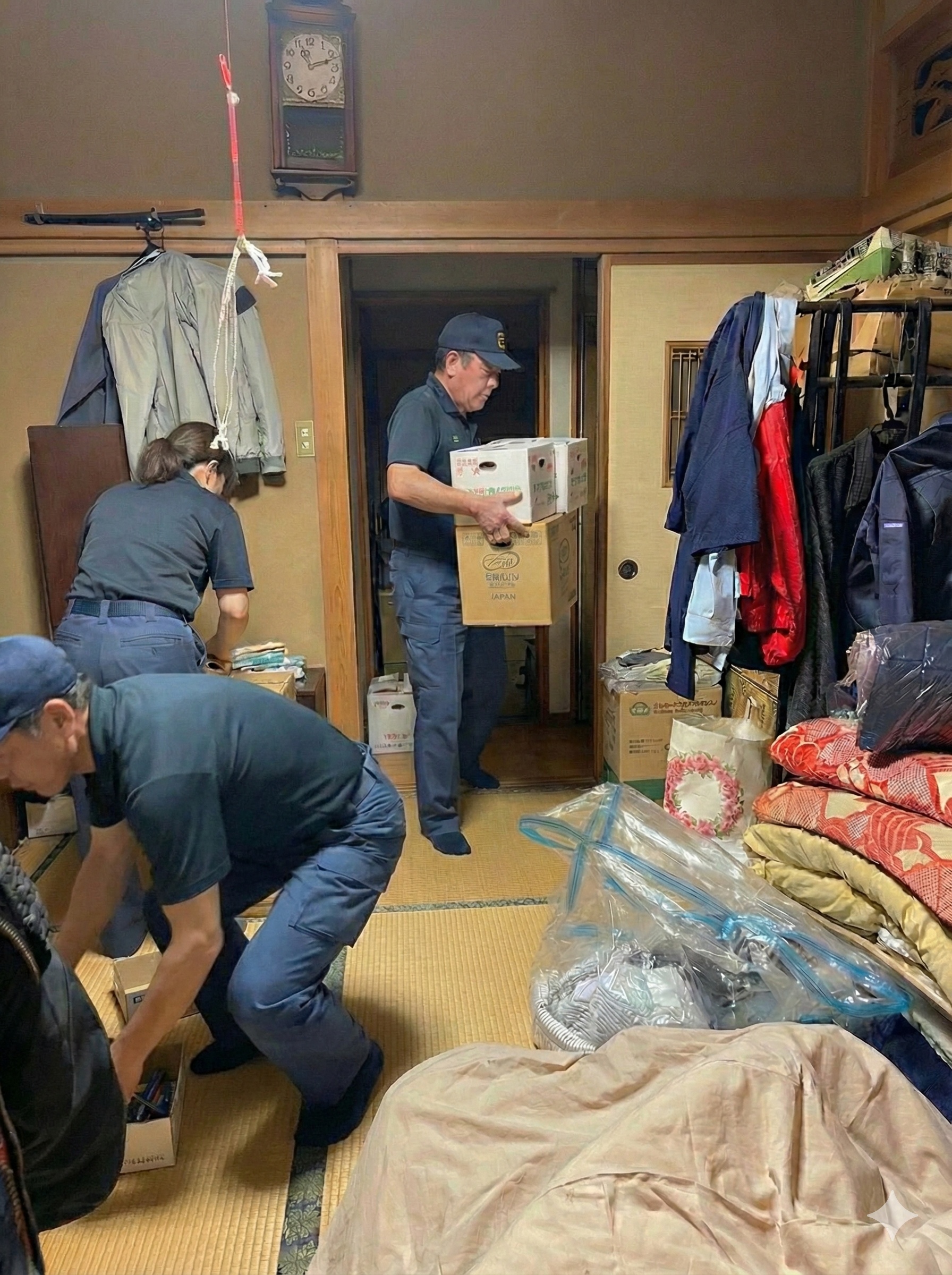 ご遺品整理作業風景1