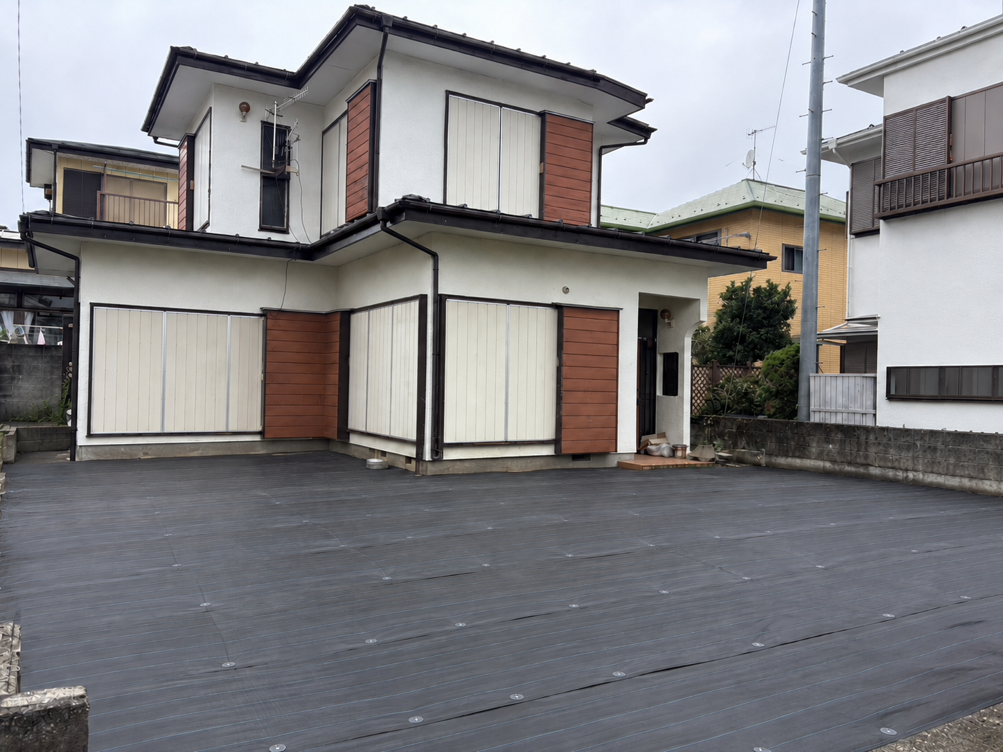 庭じまい作業後